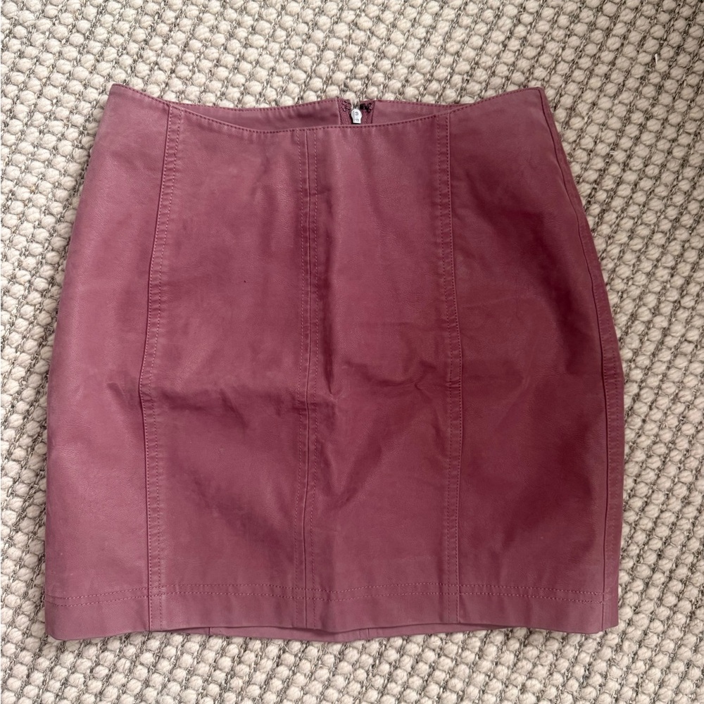 Free People Dusty Rose Mini Skirt